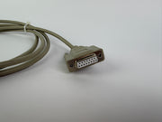 1x DB15 15-Pin D-Sub Cable Male to Female 2m Industrial Signal Cable