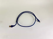 1x CAT5e SFTP Ethernet Patch Cable 1m RJ45 Shielded LAN 26AWG Blue