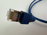 1x CAT5e SFTP Ethernet Patch Cable 1m RJ45 Shielded LAN 26AWG Blue