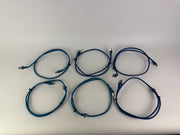 1x CAT5e SFTP Ethernet Patch Cable 1m RJ45 Shielded LAN 26AWG Blue