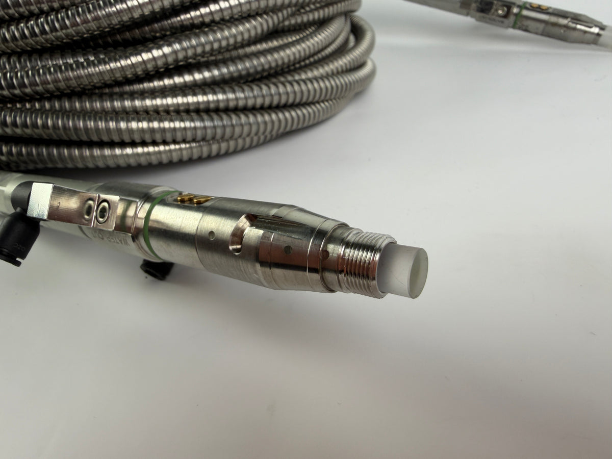 High Power Laser Fiber Optic Delivery Cable Armored Water Cooled Industrial