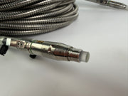 High Power Laser Fiber Optic Delivery Cable Armored Water Cooled Industrial