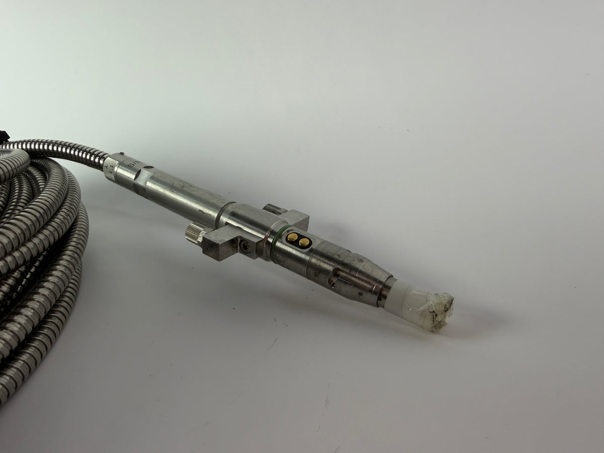 High Power Laser Fiber Optic Delivery Cable Armored Water Cooled Industrial