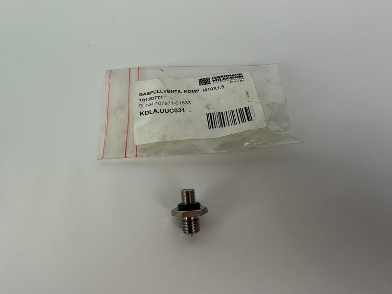 Ferromatik Milacron Gas Filling Valve M10x1.5 10120771 Injection Molding Part