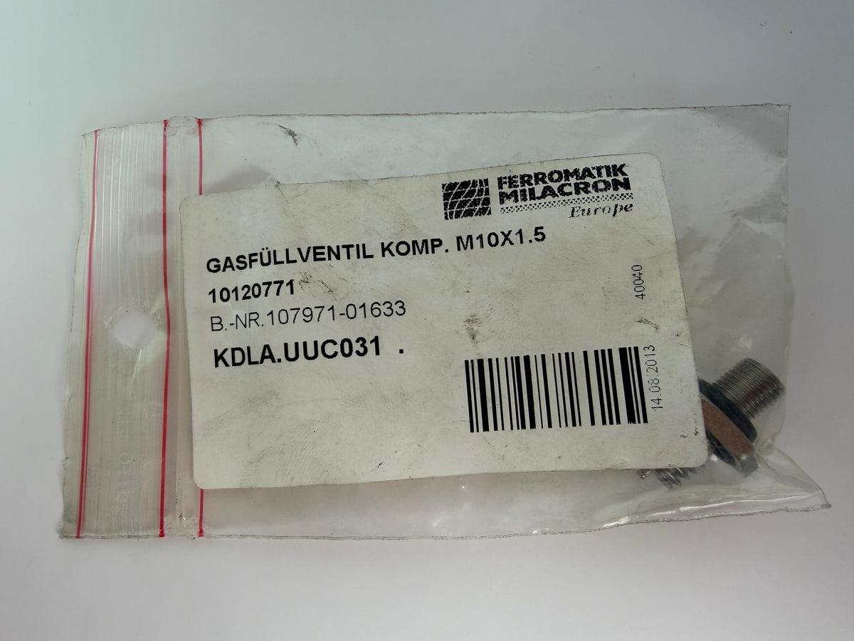Ferromatik Milacron Gas Filling Valve M10x1.5 10120771 Injection Molding Part