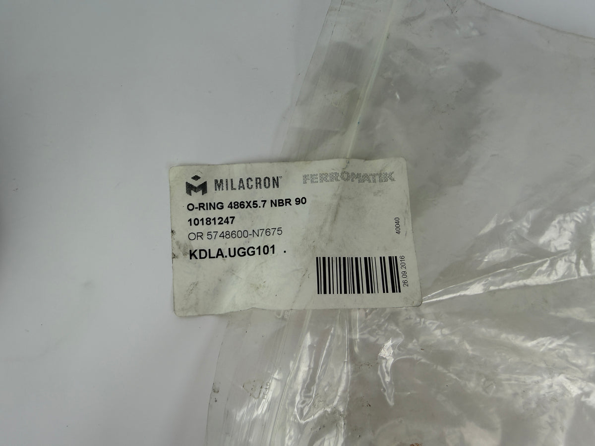 Ferromatik Milacron 10181247 O-Ring 486x5.7 NBR90 OR 5748600-N7675 Seal
