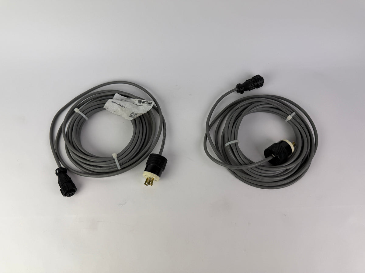 1x Ferromatik Milacron Power Cable NEMA L5-15P 15A 125V to 4-Pin AMP CPC Industrial Cable