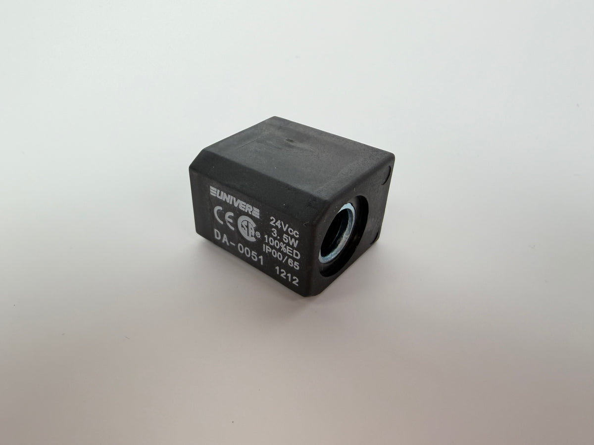 Univer DA-0051 U1 Solenoid Valve Coil 24V DC 3.5W Rectangular