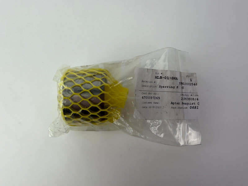 Ferromatik Milacron 10002546 / MR Stauring Ø45 Sperring Screw Tip Injection Molding