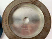Norton ASD 126 R75 B99 6A2 + Diamix D126 R75 B07 Diamond Grinding Wheel 2pc