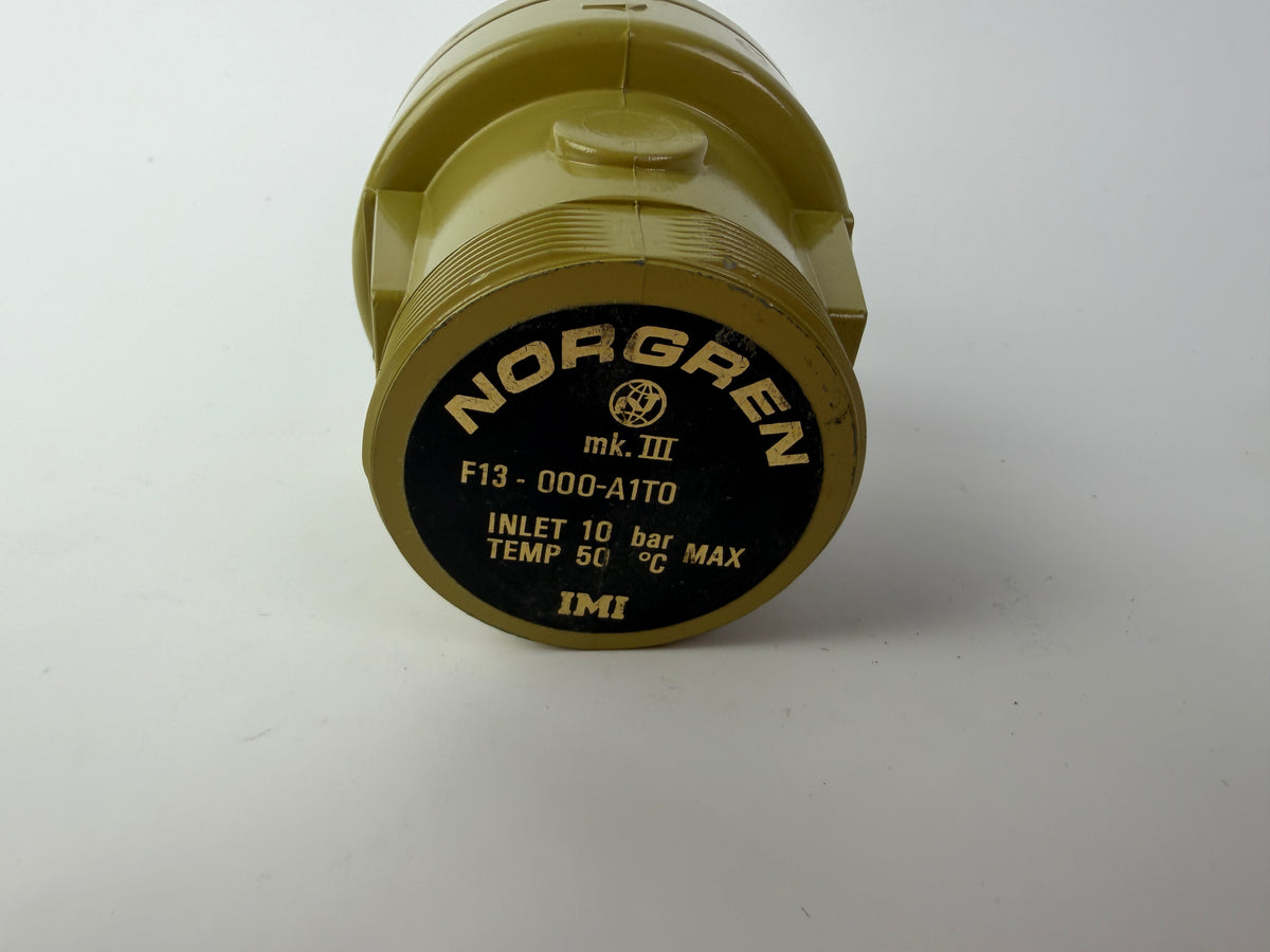 Norgren F13-000-A1T0 Pneumatic Filter MK III IMI Inlet 10 Bar