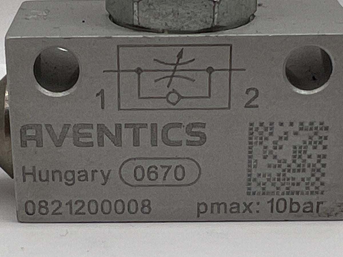 1x Aventics 0821200008 Throttle Valve