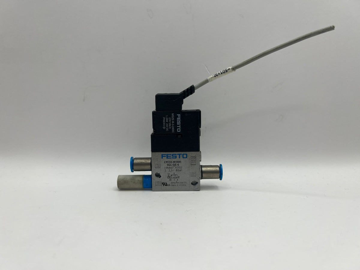 Festo CPE10-M1BH-3GL-QS-6 Solenoid Valve 196847