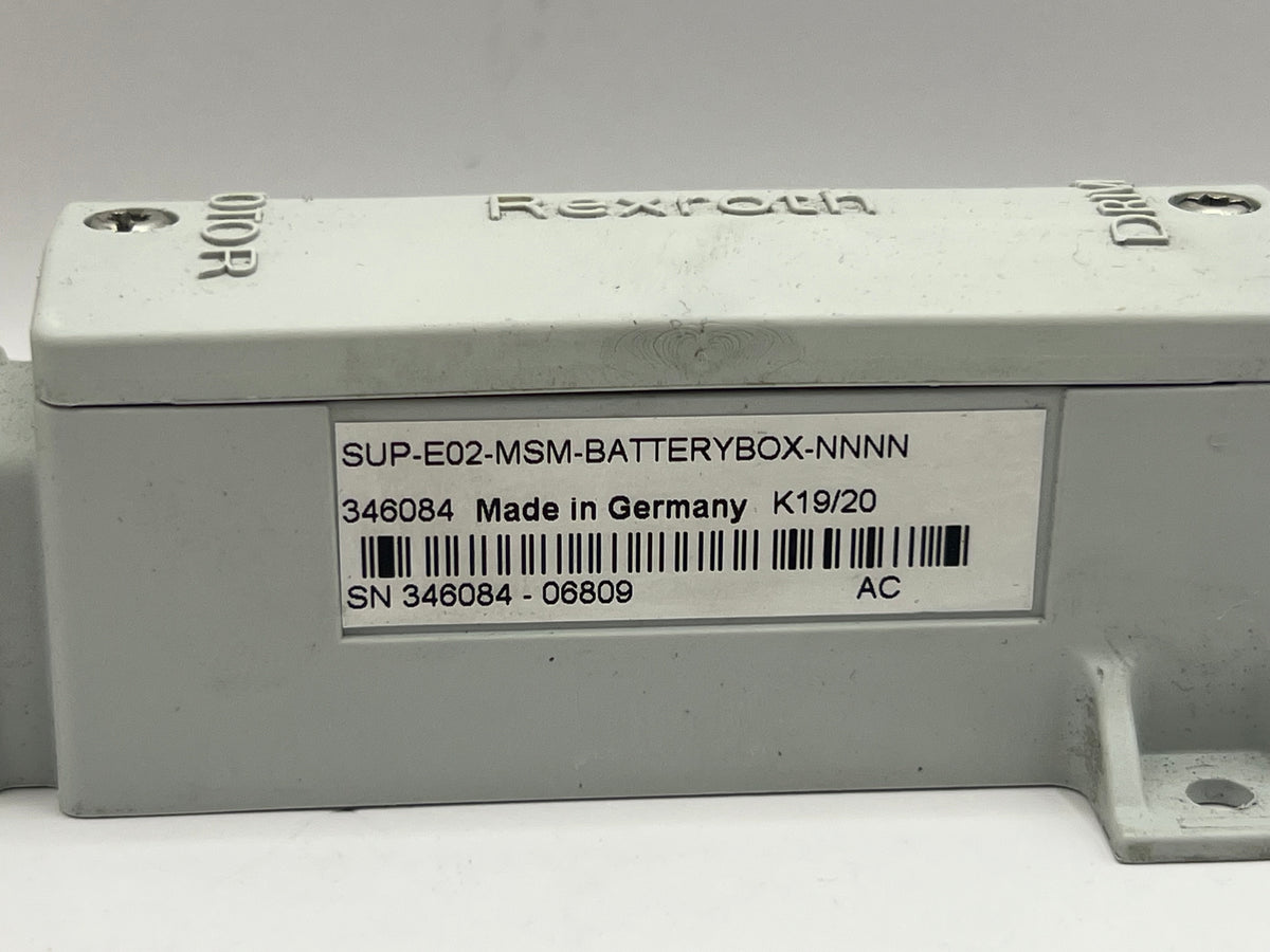 1x Rexroth SUP-E02-MSM-BATTERYBOX-NNNN Battery Box 346084