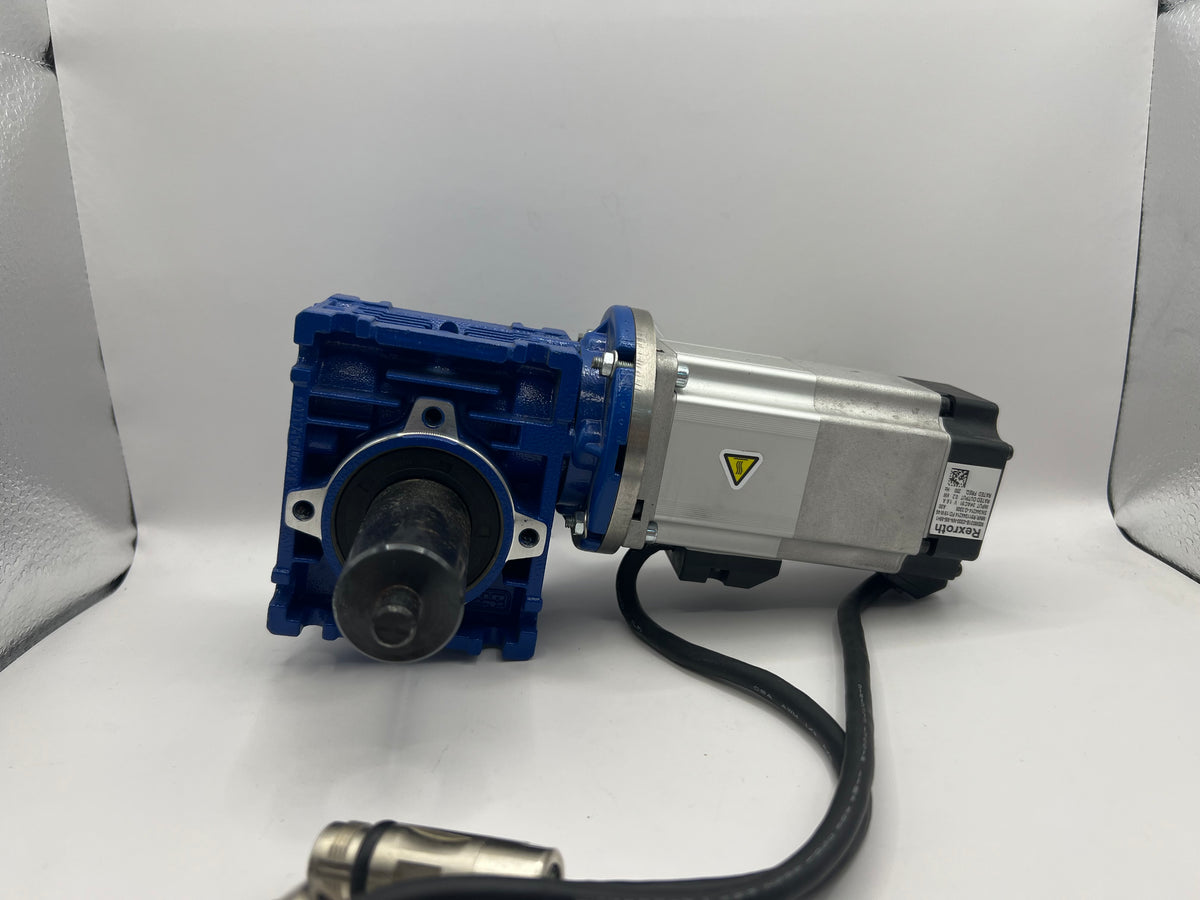 Rexroth MSM031B-0300-NN-M5-MH1 Servo Motor R911344214 + Motovario 8058692-029