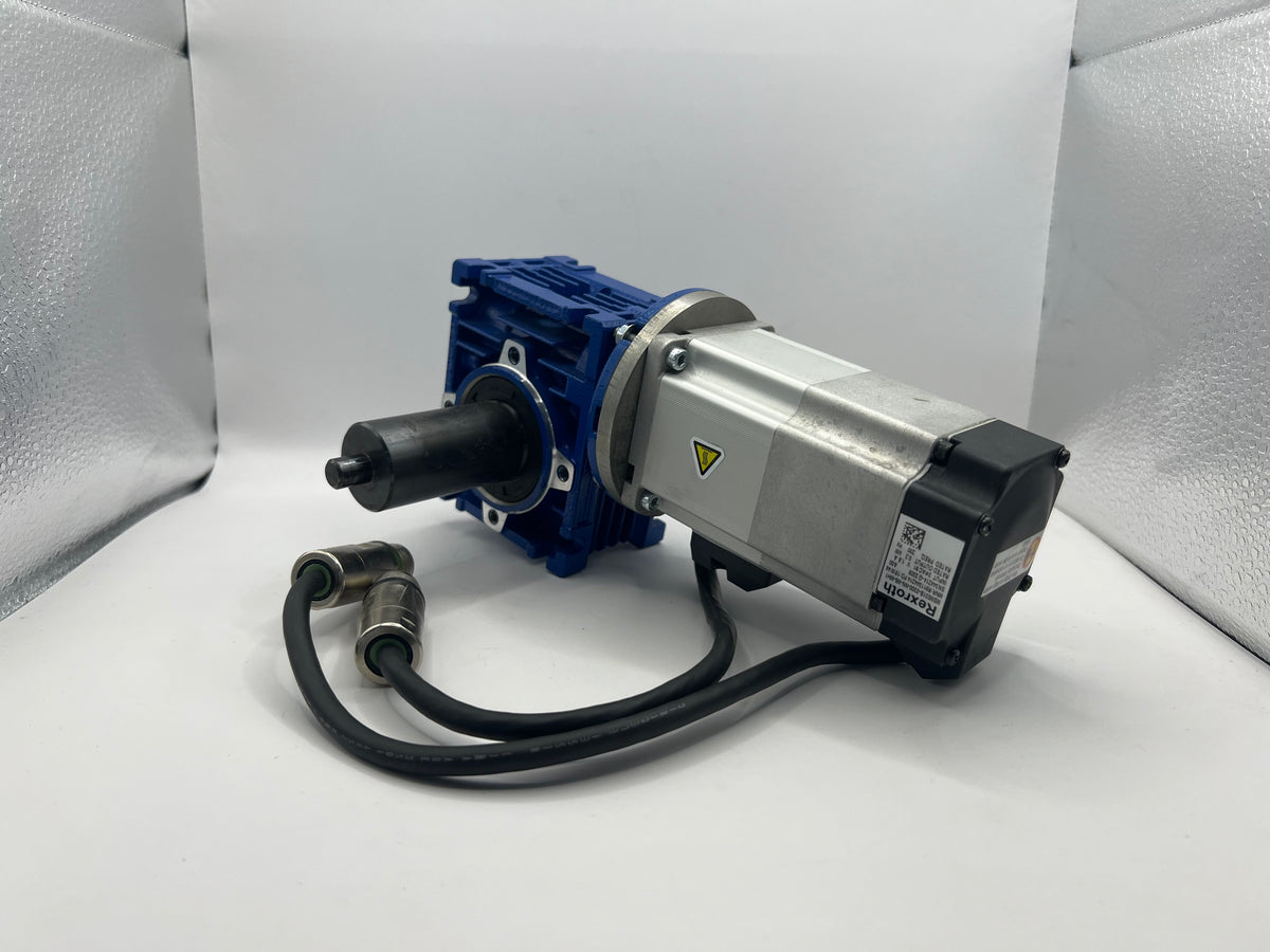 Rexroth MSM031B-0300-NN-M5-MH1 Servo Motor R911344214 + Motovario 8058692-029