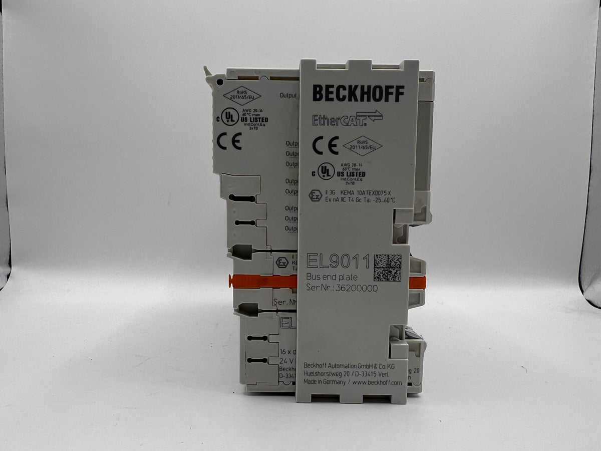 Beckhoff 2x EL6001 + 5x EL1809 + 5x EL2809 modules