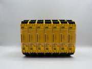 1x PILZ 750177 PNOZ S7.2 24VDC 4n/o 1n/c Safety relay