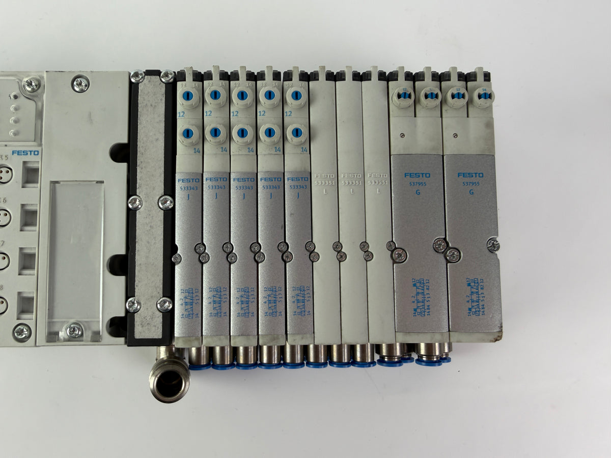 Festo CPX-AB-8-M8 Valve Terminal Assembly MPA1-FB-EMS-8 Pneumatic Valve Manifold