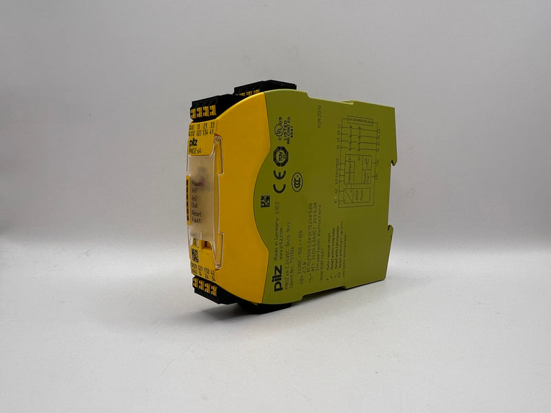 1x PILZ 751104 PNOZ s4 C24VDC 3n/o 1n/c Safety Relay
