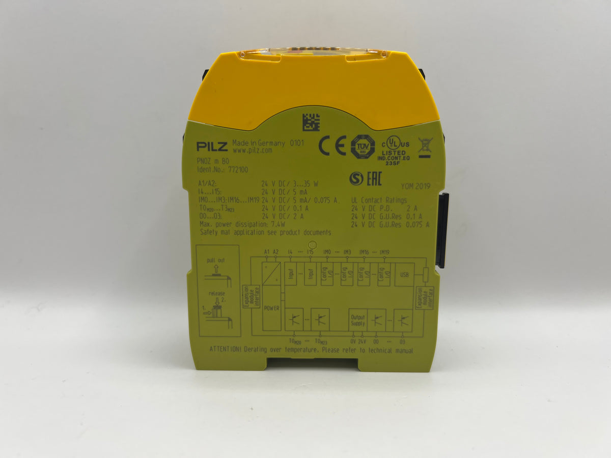 Pilz 772100 PNOZ m B0 Programmable Safety Relay Module