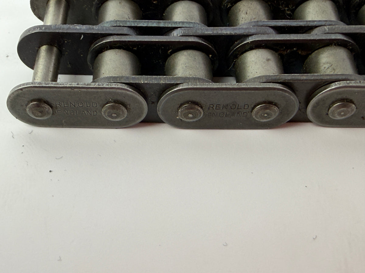 Renold England Double Roller Chain 22mm Width 27cm Length Industrial Chain