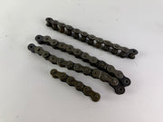 Renold England Industrial Roller Chain Lot 4pcs 17mm Width 18.5cm Length
