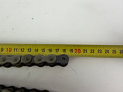 Renold England Industrial Roller Chain Lot 4pcs 17mm Width 18.5cm Length