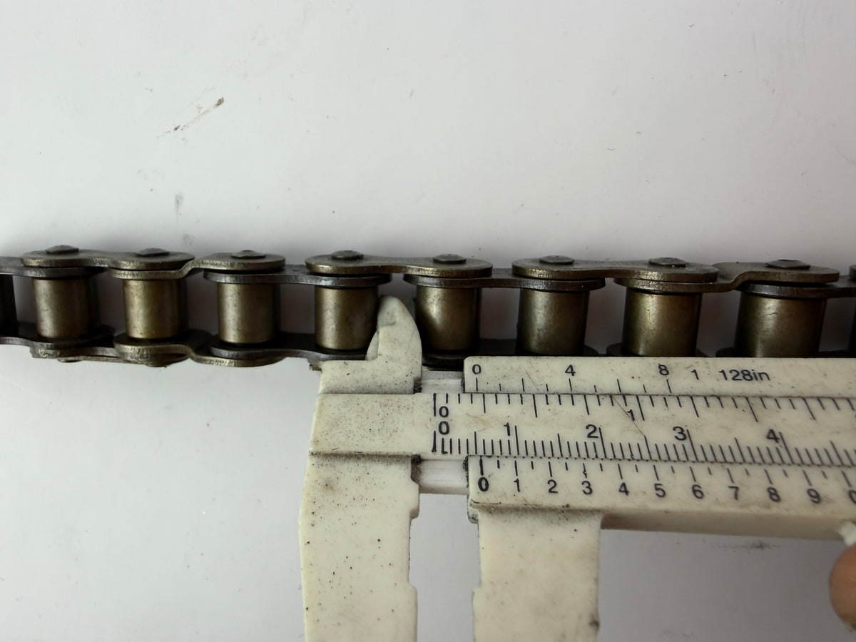 Renold England Industrial Roller Chain Lot 4pcs 17mm Width 18.5cm Length