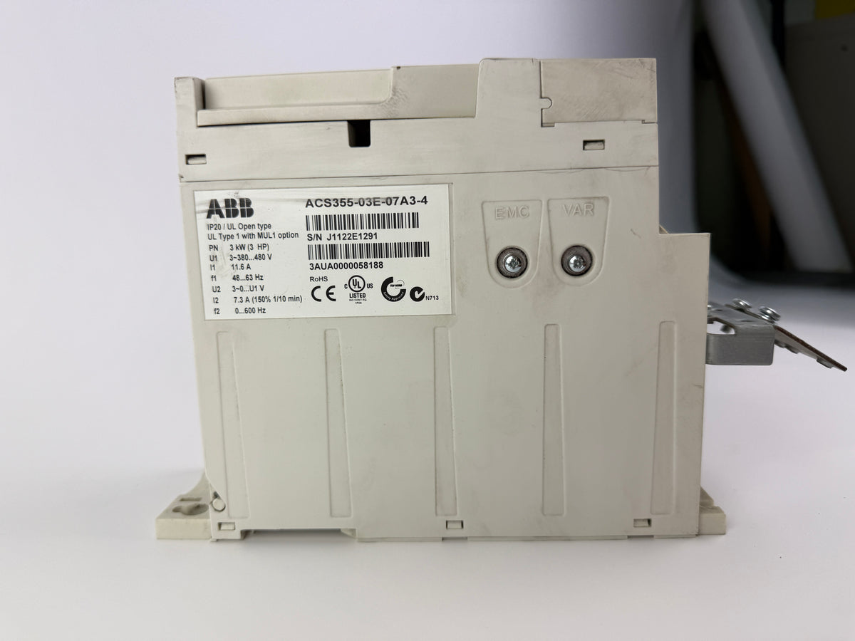 ABB ACS355-03E-07A3-4 Frequency Converter VFD 3kW 3HP 380-480V AC Drive