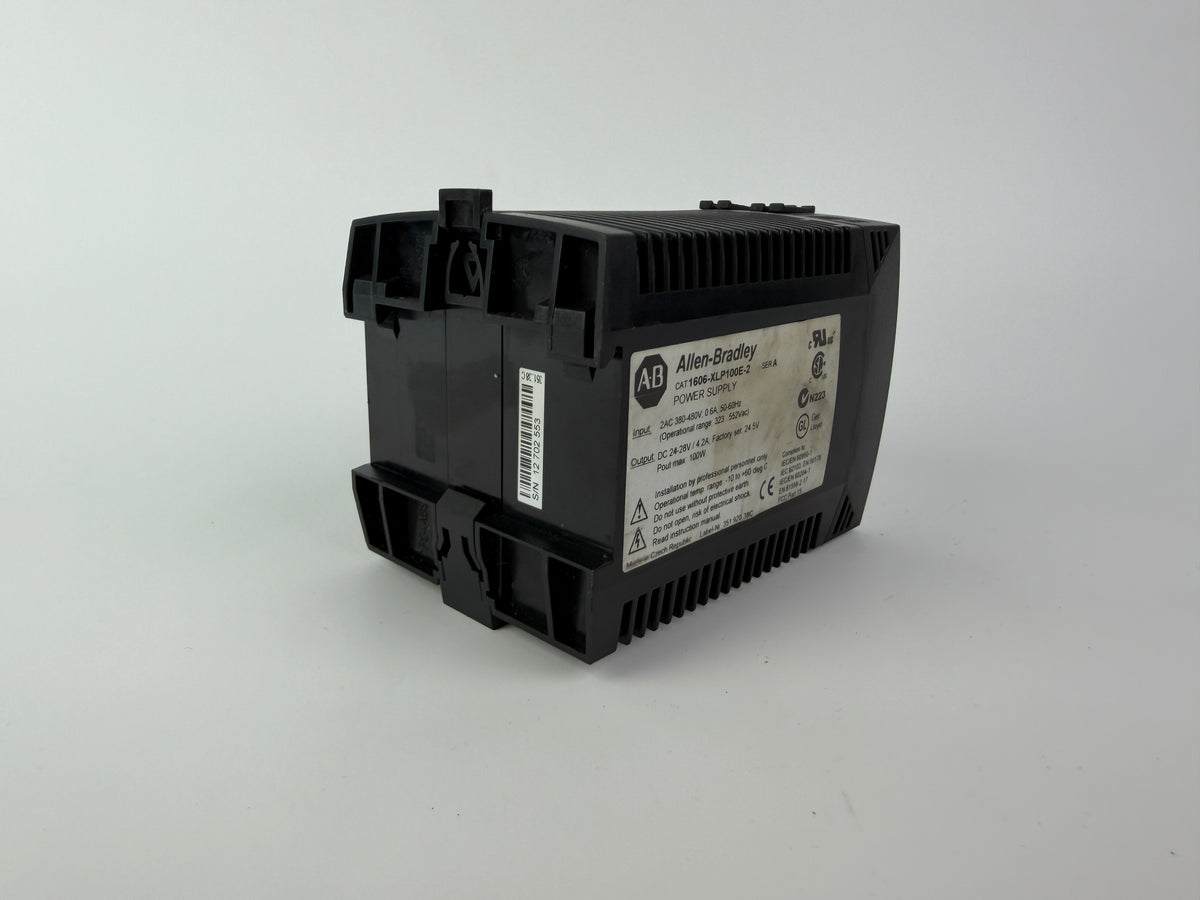 Allen-Bradley 1606-XLP100E-2 Power Supply 24-28V DC 4.2A 100W 380-480V AC