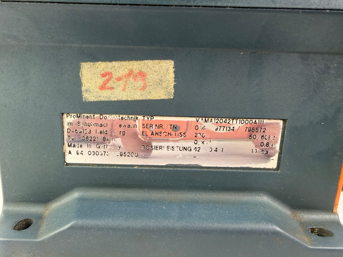 ProMinent Vario Dosing Pump VAMA12042TT1000A111 Metering Pump Made in Germany