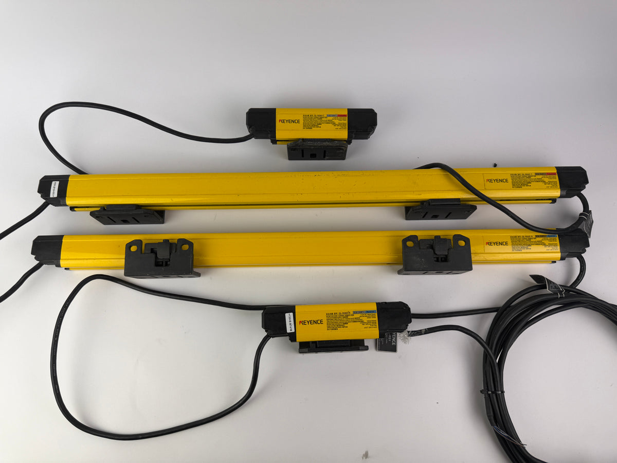 Keyence GL-R63F-T GL-R63F-R GL-R08H-T GL-R08H-R Safety Light Curtain Sensors Set