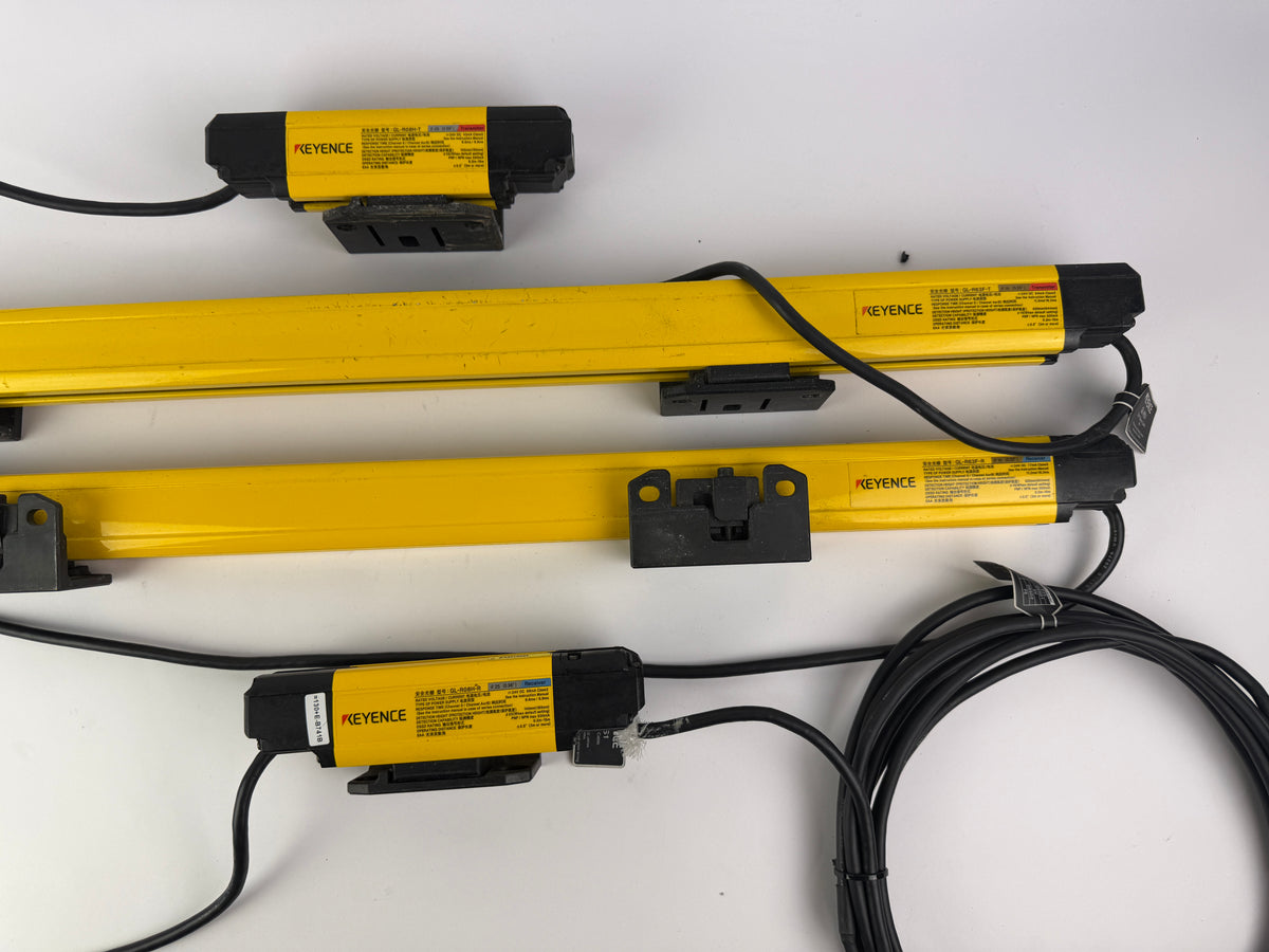 Keyence GL-R63F-T GL-R63F-R GL-R08H-T GL-R08H-R Safety Light Curtain Sensors Set