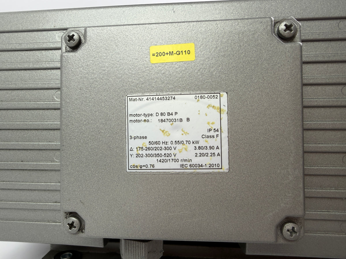 Becker VT4.16 Rotary Vane Vacuum Pump 0.55/0.70kW 16-19 m³/h 3-Phase 2018