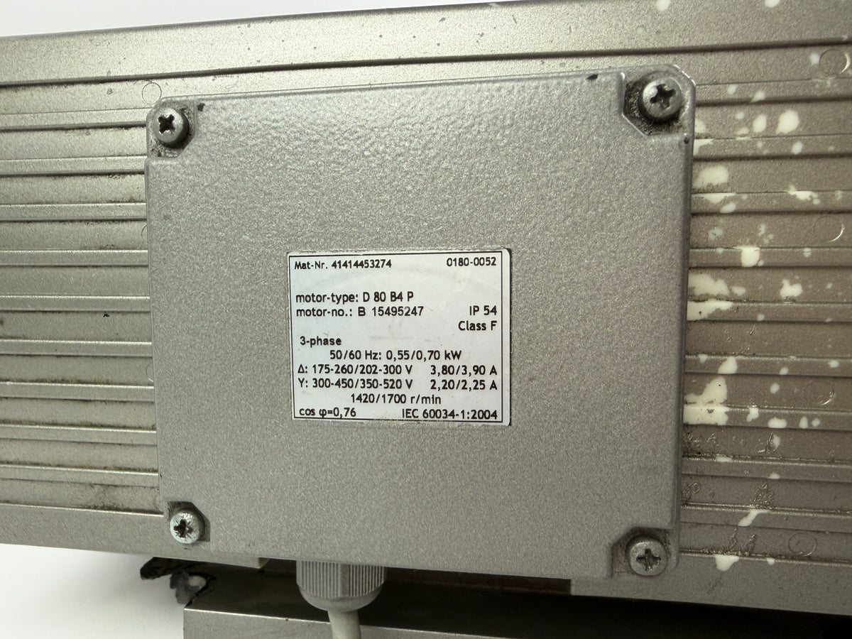 Becker VT4.16 Rotary Vane Vacuum Pump 0.55/0.70kW 16-19 m³/h 3-Phase 2016 Germany