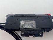 Keyence FS-N41C Digital Fiberoptic Sensor + FU-67TZ Fiber Optic Sensor 165cm