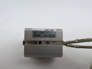 1x SMC CDQSB12-10D Cylinder w/ Sensor 130cm Cable CDQSB1210D