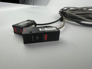 1x Keyence LV-N11CP Digital Laser Sensor + 2x LV-NH100 Sensor Heads 5m Cable
