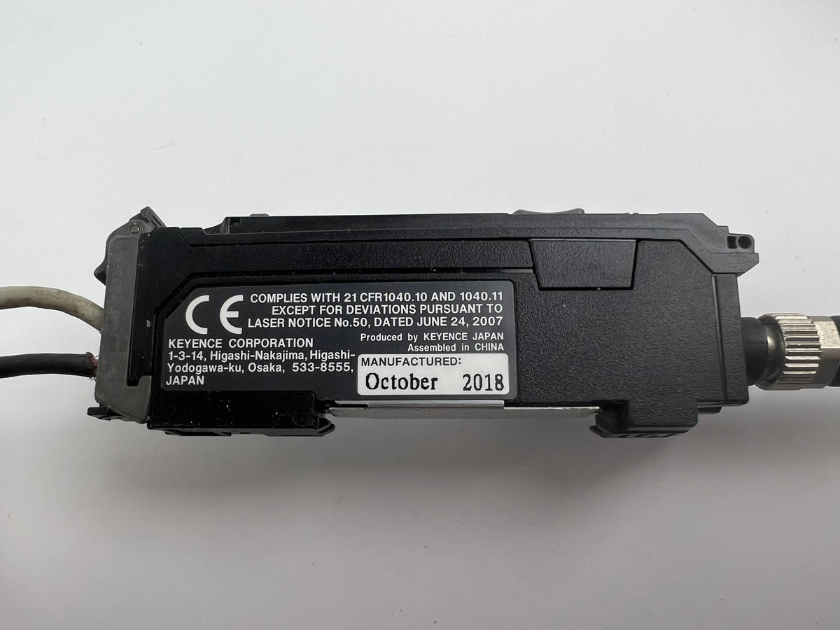 1x Keyence LV-N11CP Digital Laser Sensor + 2x LV-NH100 Sensor Heads 5m Cable