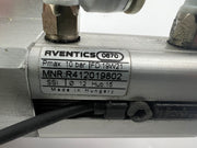 1x Aventics R412019802 SSI Short-Stroke Cylinder + 2x R412022873 Sensors