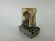 Struthers-Dunn A314XAX48P General Purpose Relay 120VAC w/ Idec SR2P-06 Base