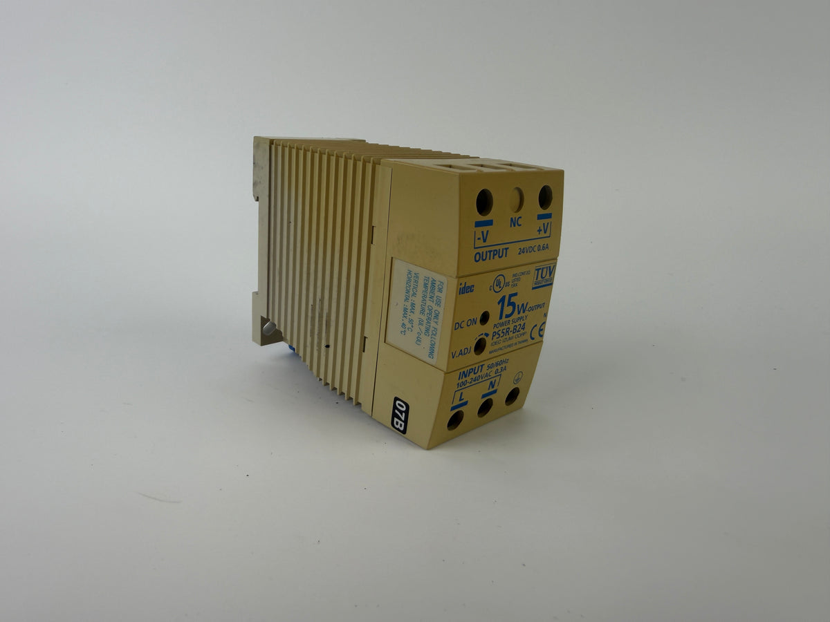 IDEC PS5R-B24 Power Supply 24VDC 0.6A 15W 100-240VAC Industrial PSU