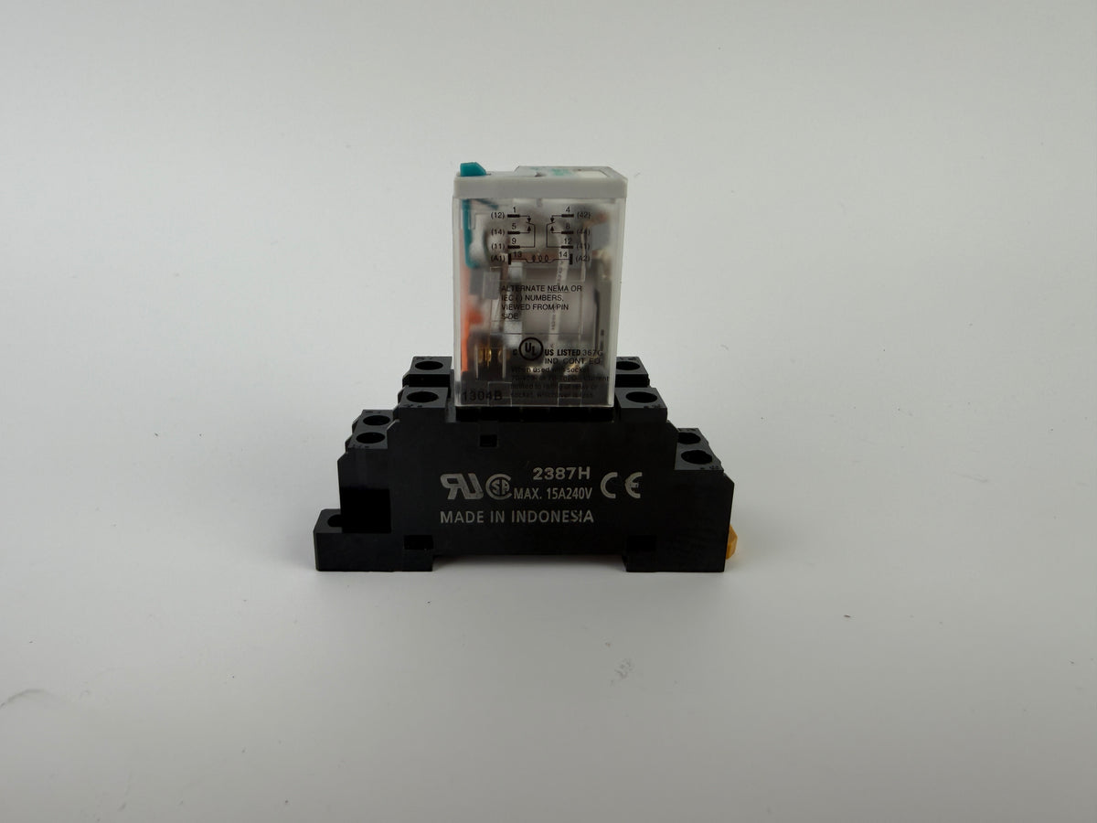 Magnecraft 782XBXM4L-24D Relay 24VDC + 2387H Base Socket Schneider Electric