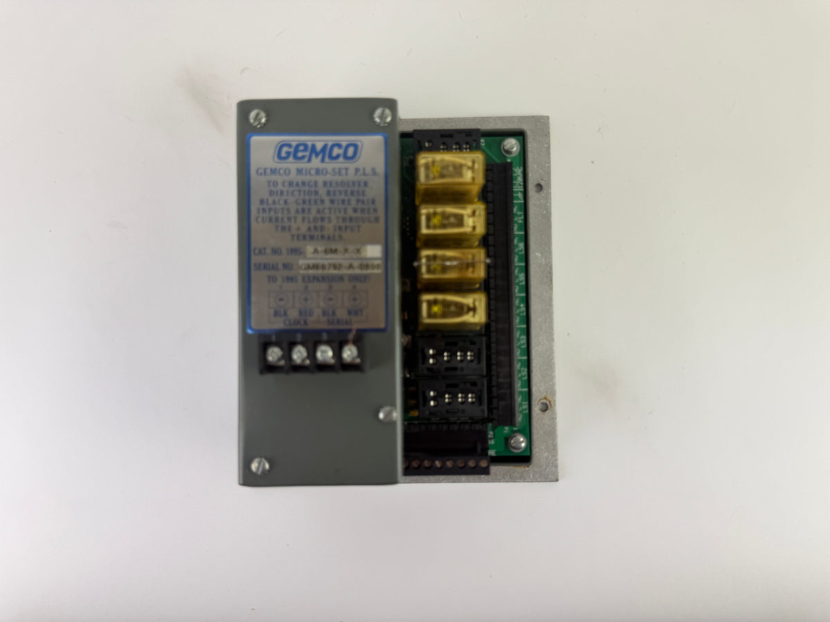Gemco 1995-A-6M-X-X Patriot Micro-Set PLS Programmable Limit Switch Panel