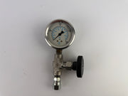 Ritter Engineering Pressure Gauge 0-2000 psi 0-150 bar Stainless Valve