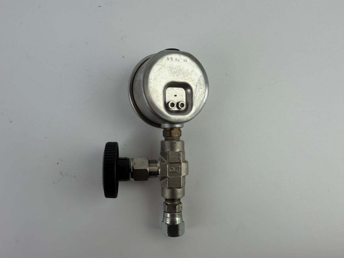 Ritter Engineering Pressure Gauge 0-2000 psi 0-150 bar Stainless Valve