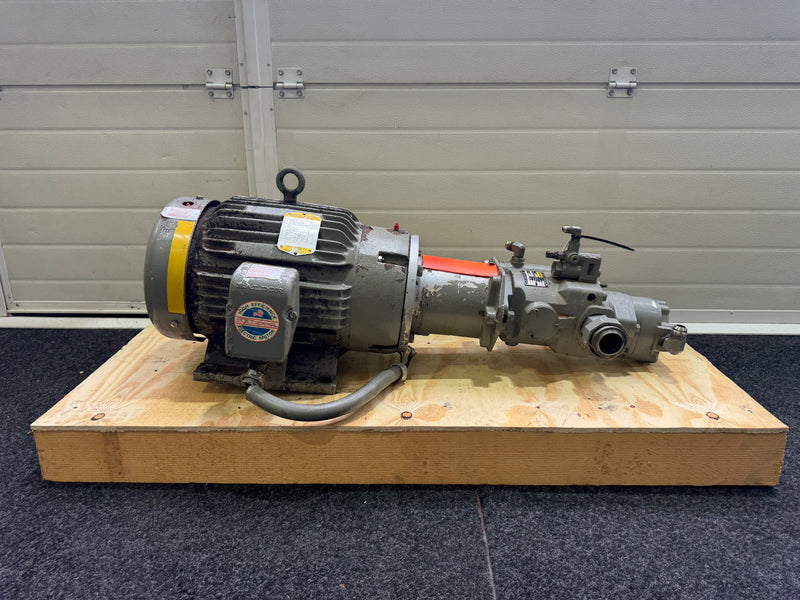 Parker PVP23303R26A2A20 Hydraulic Piston Pump + Baldor CM2333T 15HP Motor 230/460V