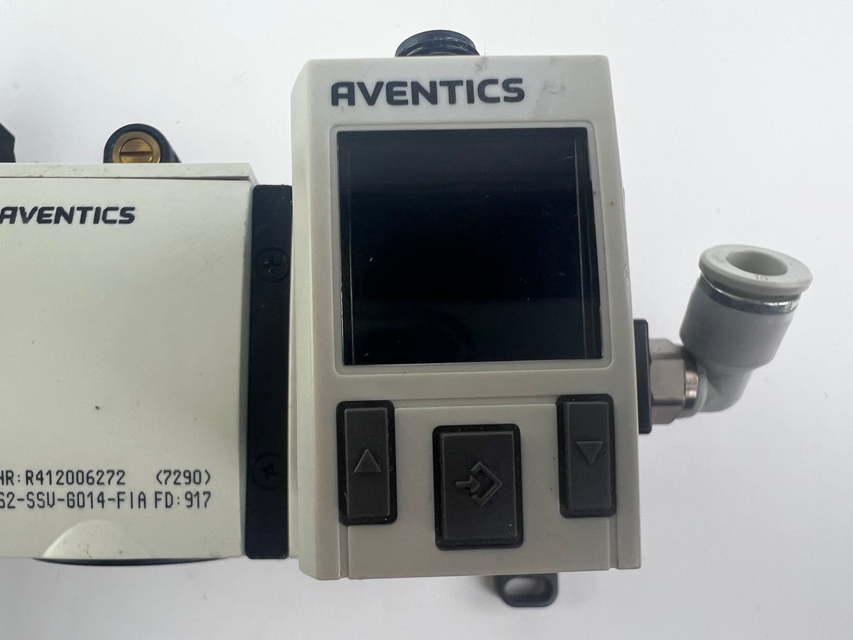 Aventics R412006256 R412006175 R412006380 R412006272 R412006250 + R412010767 Pressure Regulating Valves + 2 Cables 1,5m long