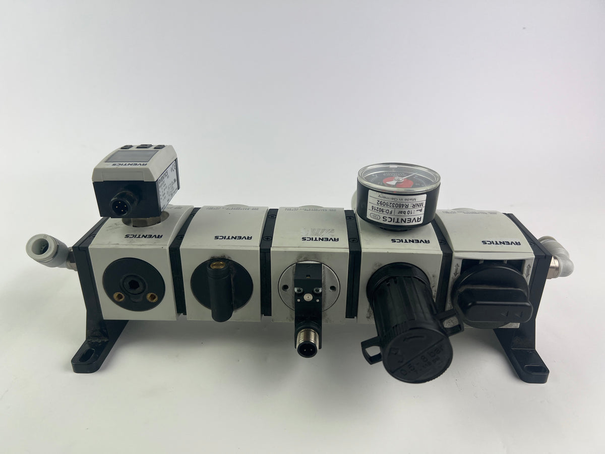 Aventics R412006256 R412006175 R412006380 R412006272 R412006250 + R412010767 Pressure Regulating Valves + 2 Cables 1,5m long